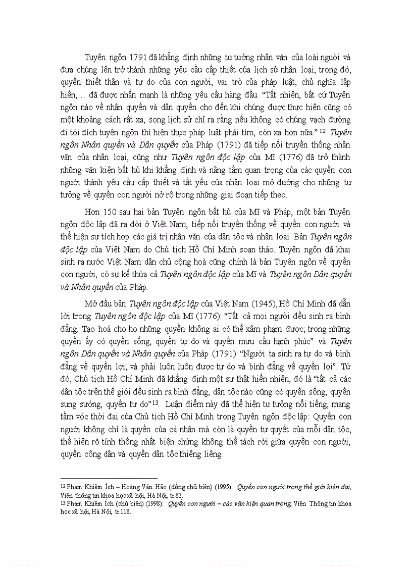 image for page Bước đầu tiếp cận dưới góc độ triết học tư tưởng về quyền con người trong các bản tuyên ngôn kinh điển