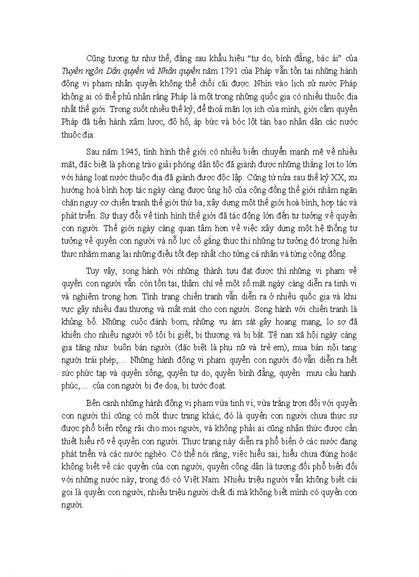 image for page Bước đầu tiếp cận dưới góc độ triết học tư tưởng về quyền con người trong các bản tuyên ngôn kinh điển