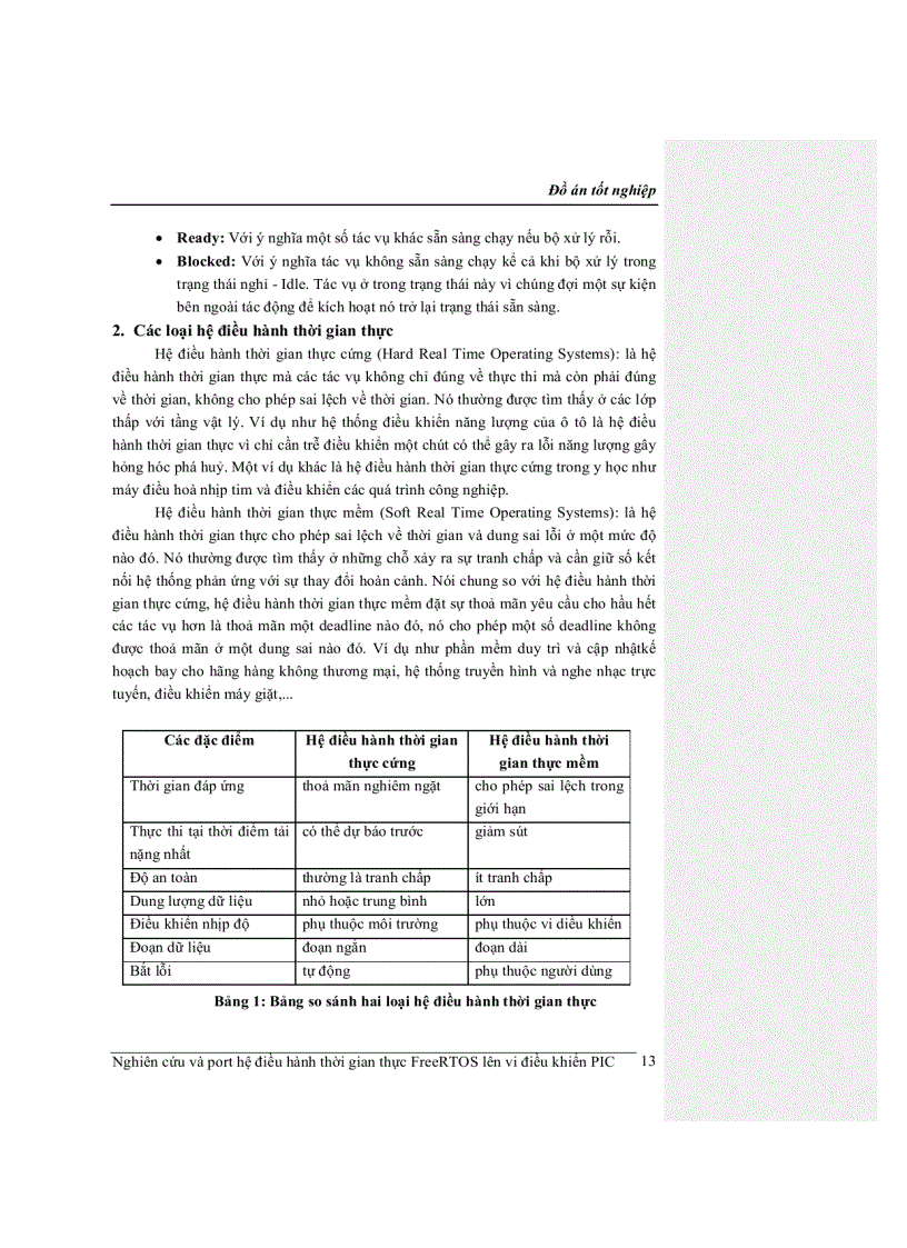image for page Nghiên cứu và port hệ điều hành thời gian thực FreeRTOS lên vi điều khiển PIC