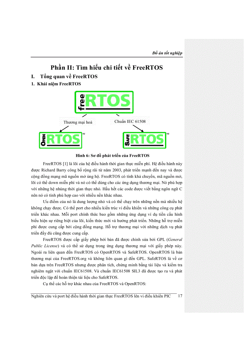 image for page Nghiên cứu và port hệ điều hành thời gian thực FreeRTOS lên vi điều khiển PIC