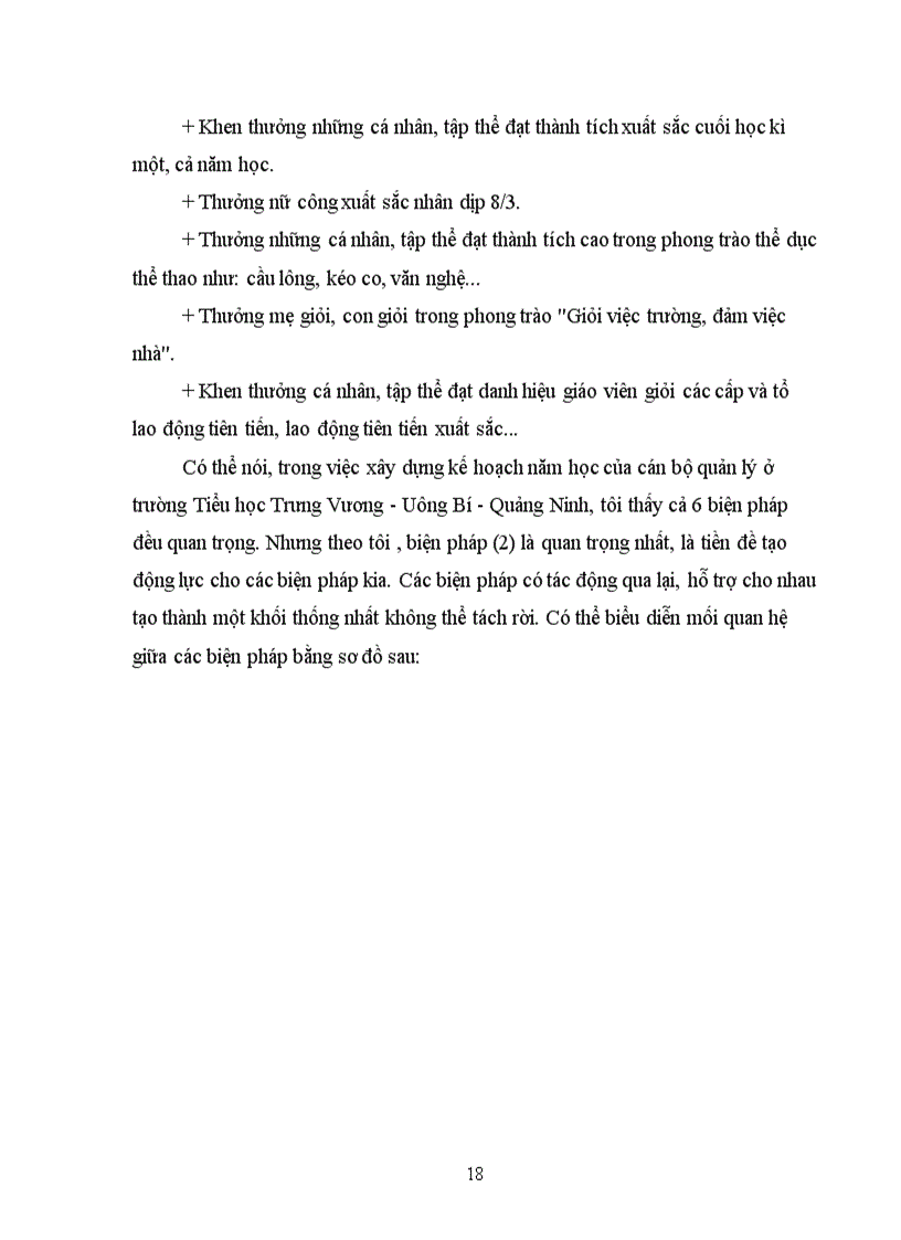 image for page Một số biện pháp xây dựng kế hoạch năm học của cán bộ quản lý ở nhà trường