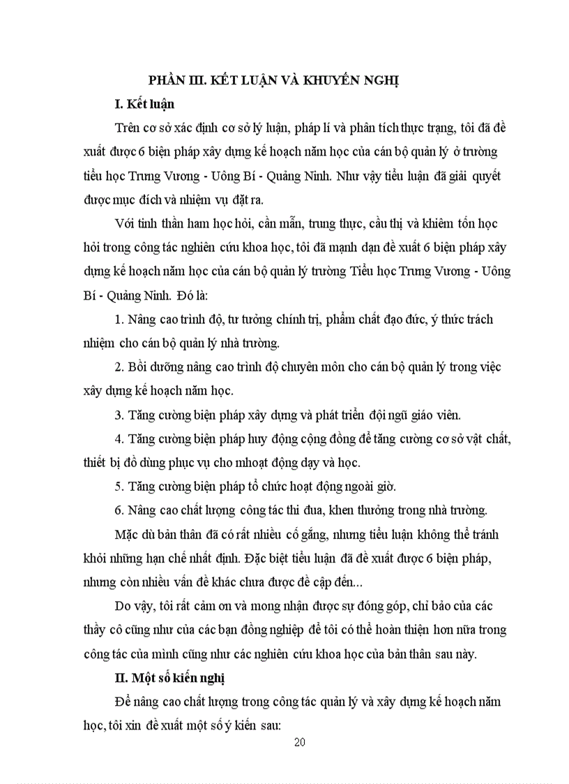 image for page Một số biện pháp xây dựng kế hoạch năm học của cán bộ quản lý ở nhà trường