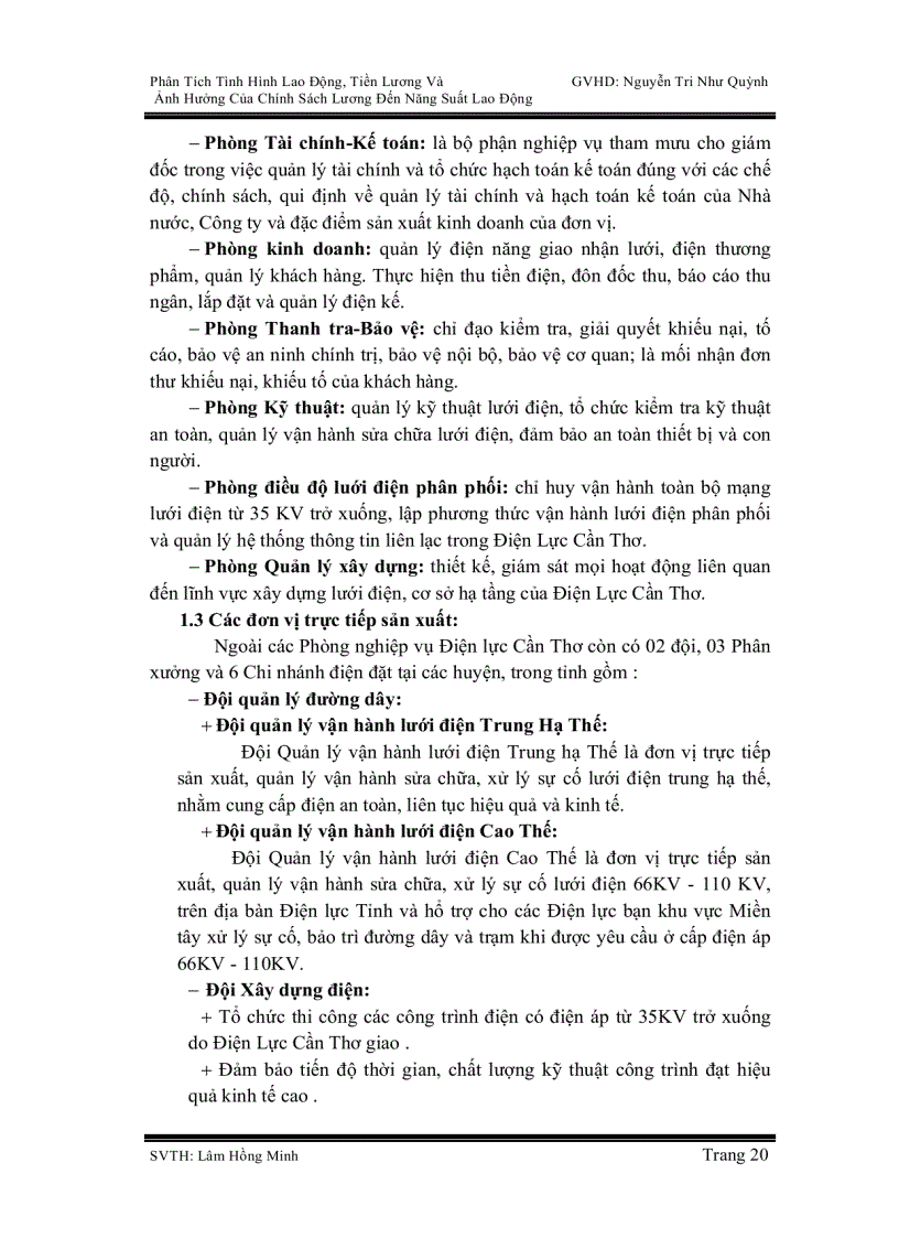 image for page Phân Tích Tình Hình Lao Động Tiền Lương Và Ảnh Hưởng Của Chính Sách Lương Đến Năng Suất Lao Động ở điện lực Cần Thơ
