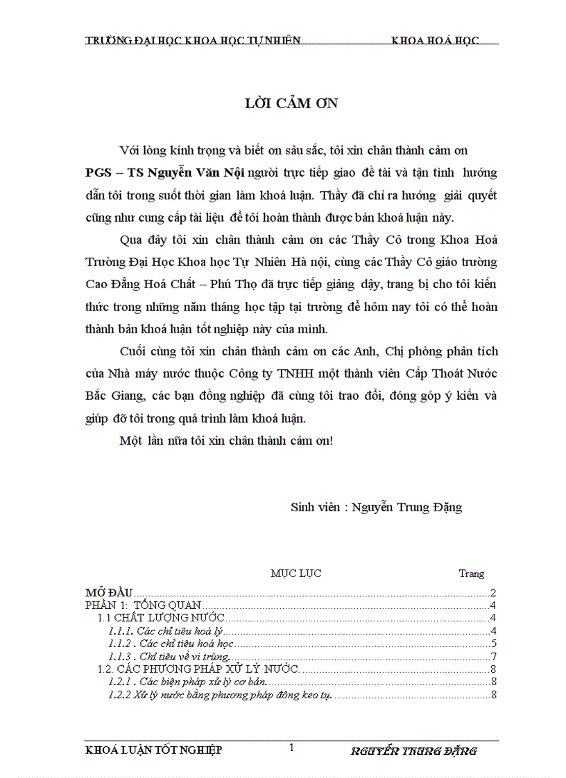 image for page Xây dựng dây chuyền sản xuất dung dịch phèn xử lý đông keo tụ cho nguồn nước cấp sinh hoạt ở Nhà máy nước Bắc Giang