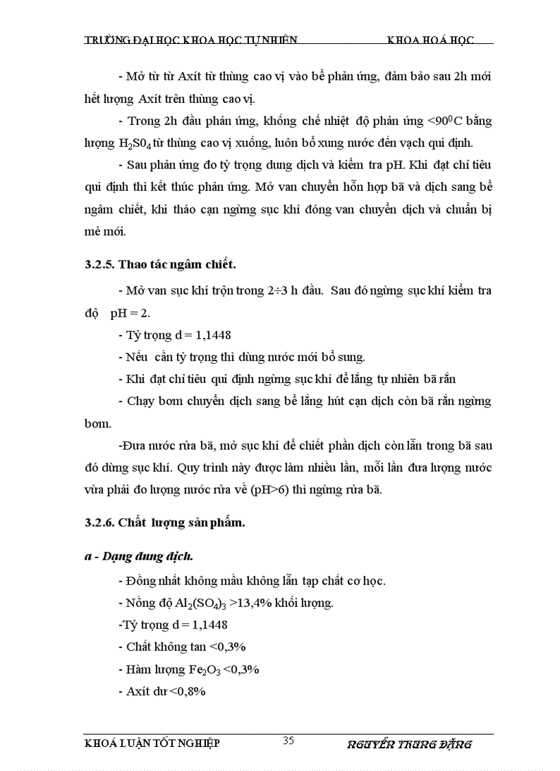 image for page Xây dựng dây chuyền sản xuất dung dịch phèn xử lý đông keo tụ cho nguồn nước cấp sinh hoạt ở Nhà máy nước Bắc Giang