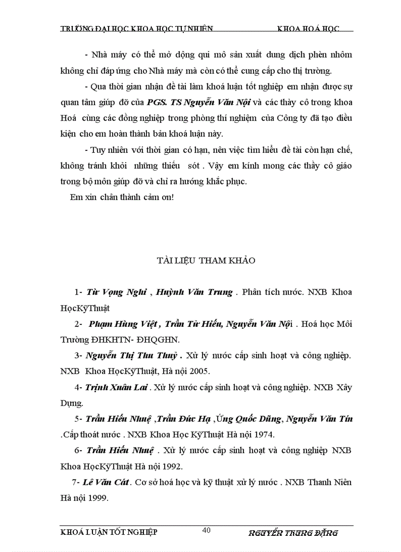 image for page Xây dựng dây chuyền sản xuất dung dịch phèn xử lý đông keo tụ cho nguồn nước cấp sinh hoạt ở Nhà máy nước Bắc Giang
