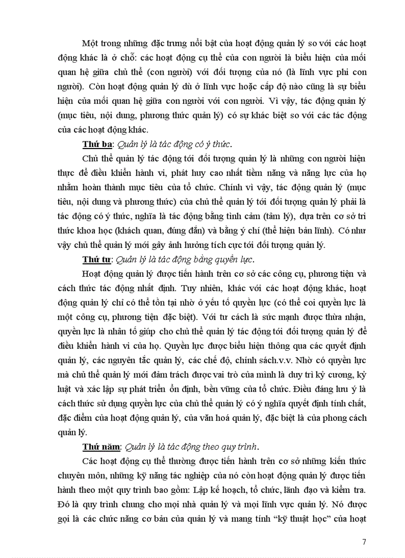 image for page Quản lý công Khái niệm nội dung về quản lý