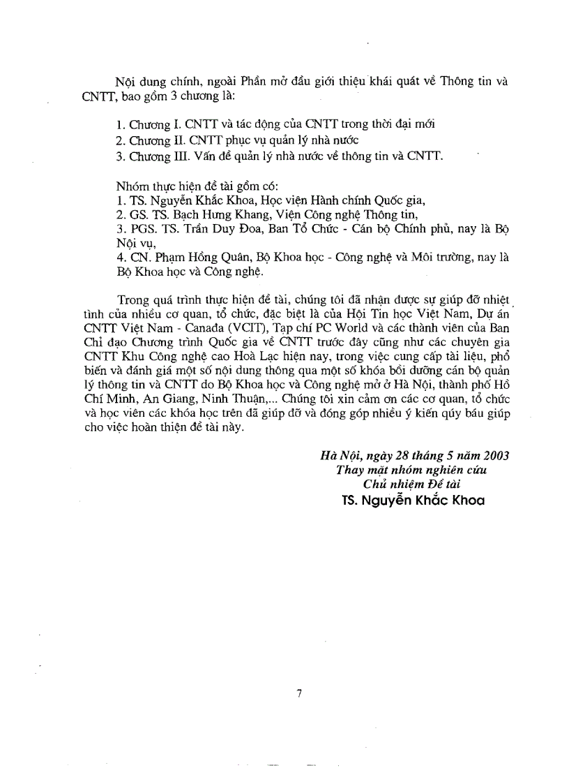 image for page Công nghệ thông tin phục vụ quản lý nhà nước và quản lý nhà nước về công nghệ thông tin