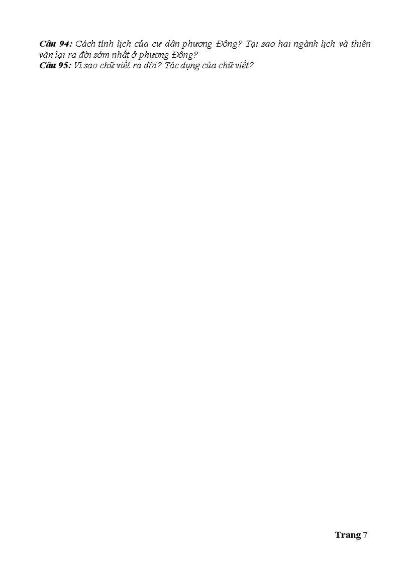 image for page Đề cương ôn tập 145 câu hỏi đáp LỊCH SỬ VĂN MINH THẾ GIỚI