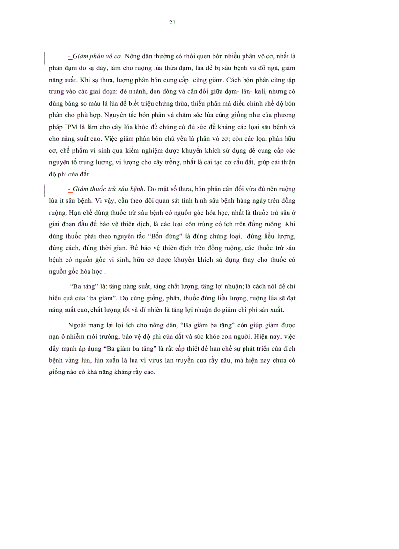 image for page Đánh giá sự hài lòng của nông dân đối với chất lượng tập huấn Ba giảm ba tăng ở An Giang