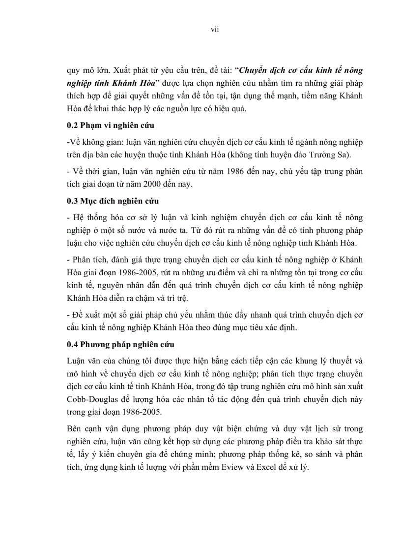image for page Chuyển dịch cơ cấu kinh tế nông nghiệp tỉnh Khánh Hòa