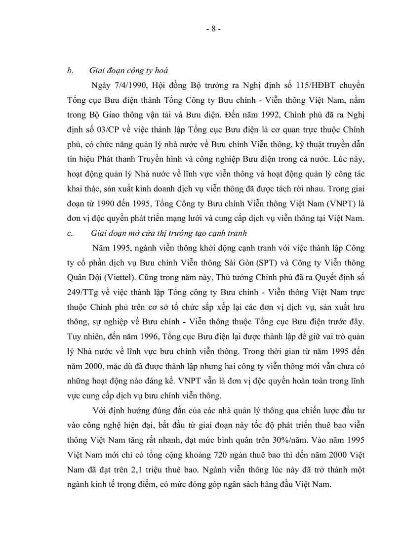 image for page Phát triển ngành Viễn thông Việt Nam đến năm 2020