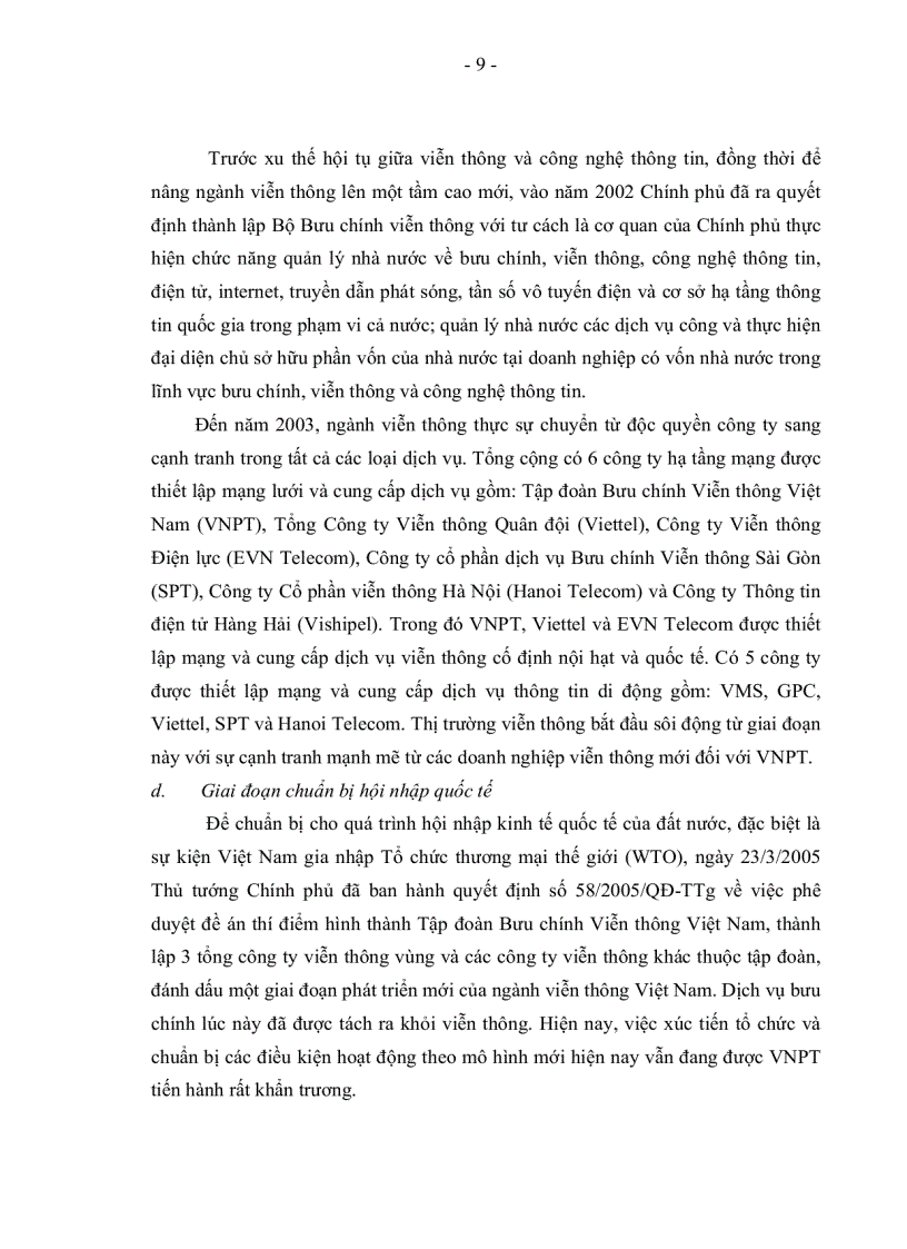 image for page Phát triển ngành Viễn thông Việt Nam đến năm 2020