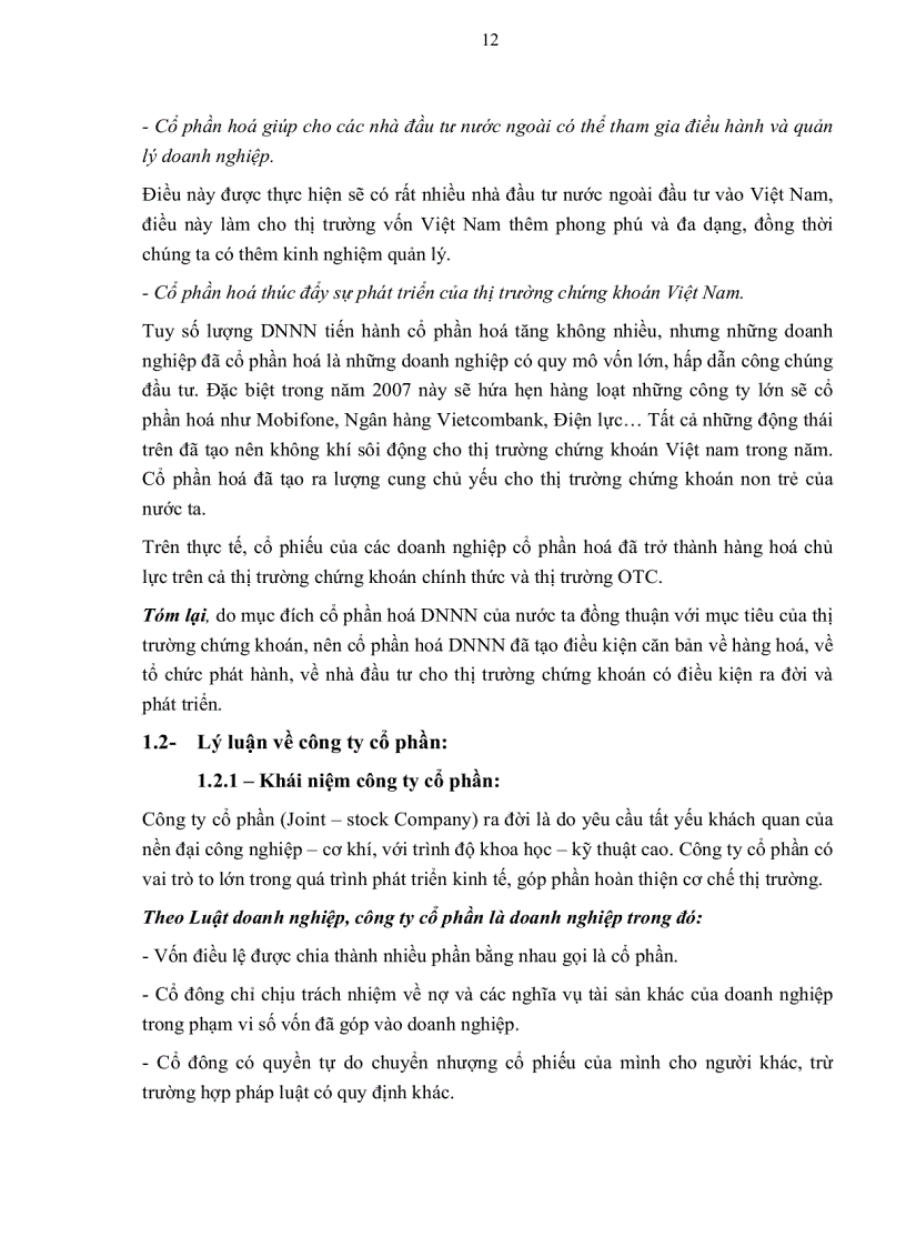 image for page Đẩy nhanh tiến trình cổ phần hoá doanh nghiệp nhà nước độc quyền ơ việt nam