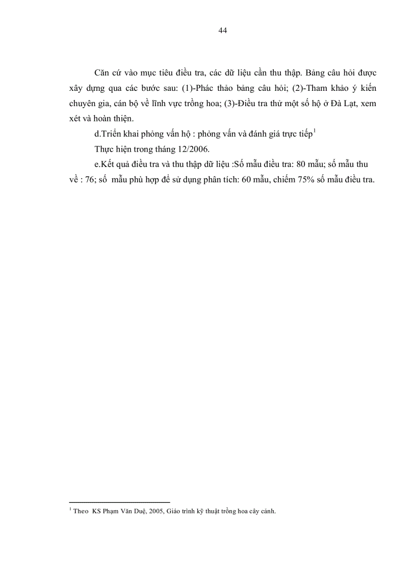 image for page Phân tích tình hình sản xuất và tiêu thụ hoa cấp độ nông hộ tại thành phố Đà Lạt