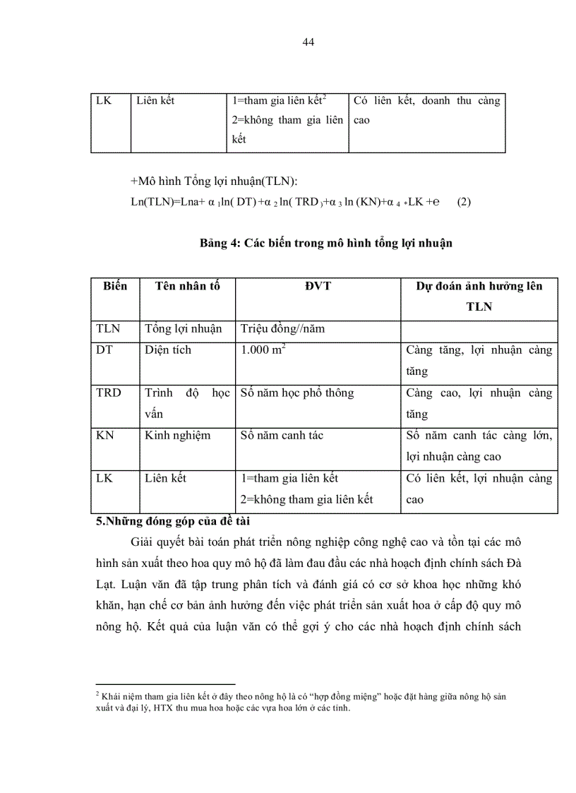 image for page Phân tích tình hình sản xuất và tiêu thụ hoa cấp độ nông hộ tại thành phố Đà Lạt