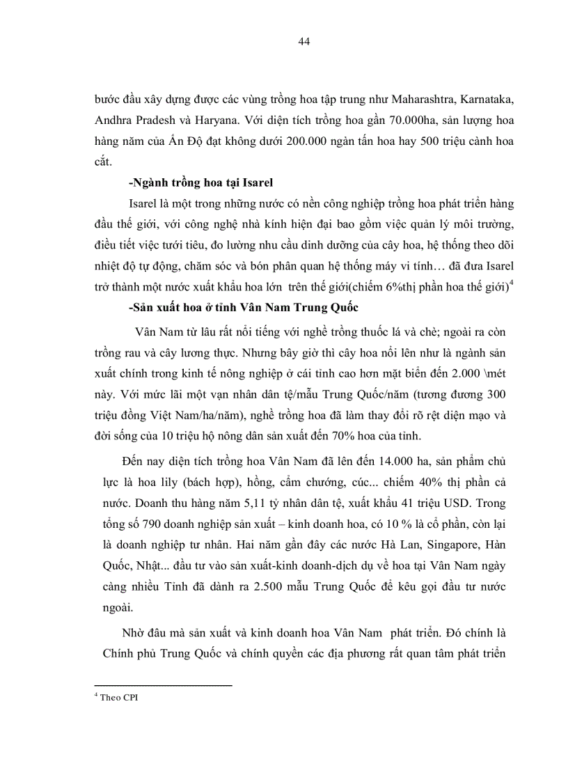 image for page Phân tích tình hình sản xuất và tiêu thụ hoa cấp độ nông hộ tại thành phố Đà Lạt