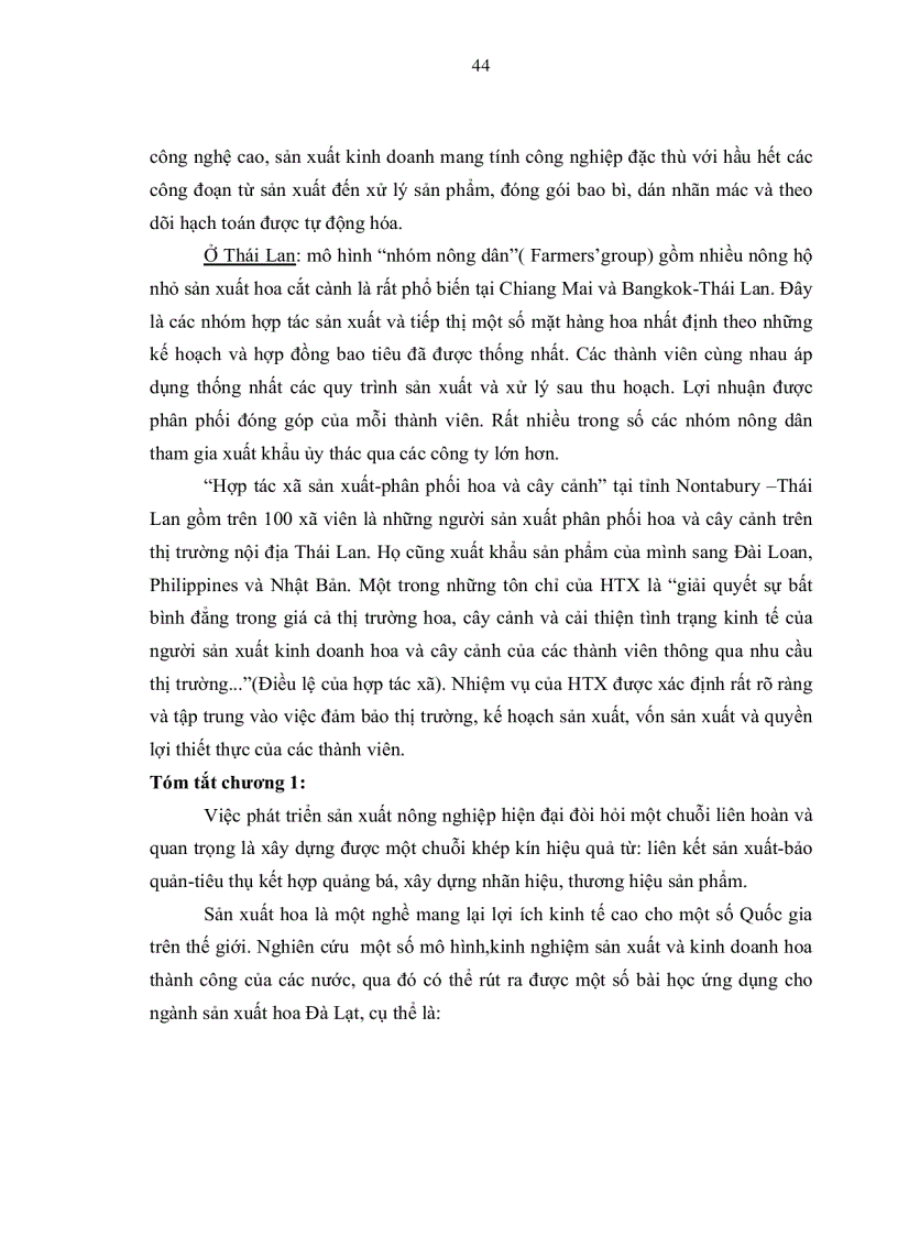 image for page Phân tích tình hình sản xuất và tiêu thụ hoa cấp độ nông hộ tại thành phố Đà Lạt