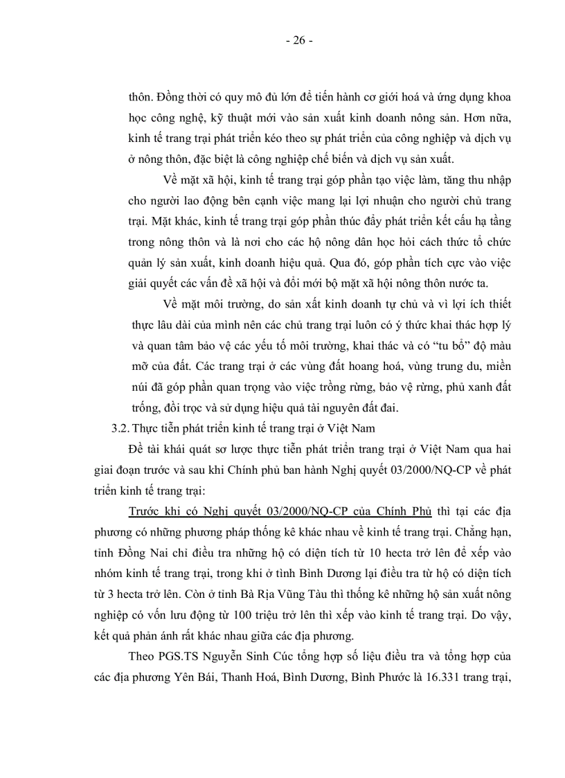 image for page Kinh tế trang trại Tỉnh Bình Dương Hiệu quả kinh tế và giải pháp phát triển