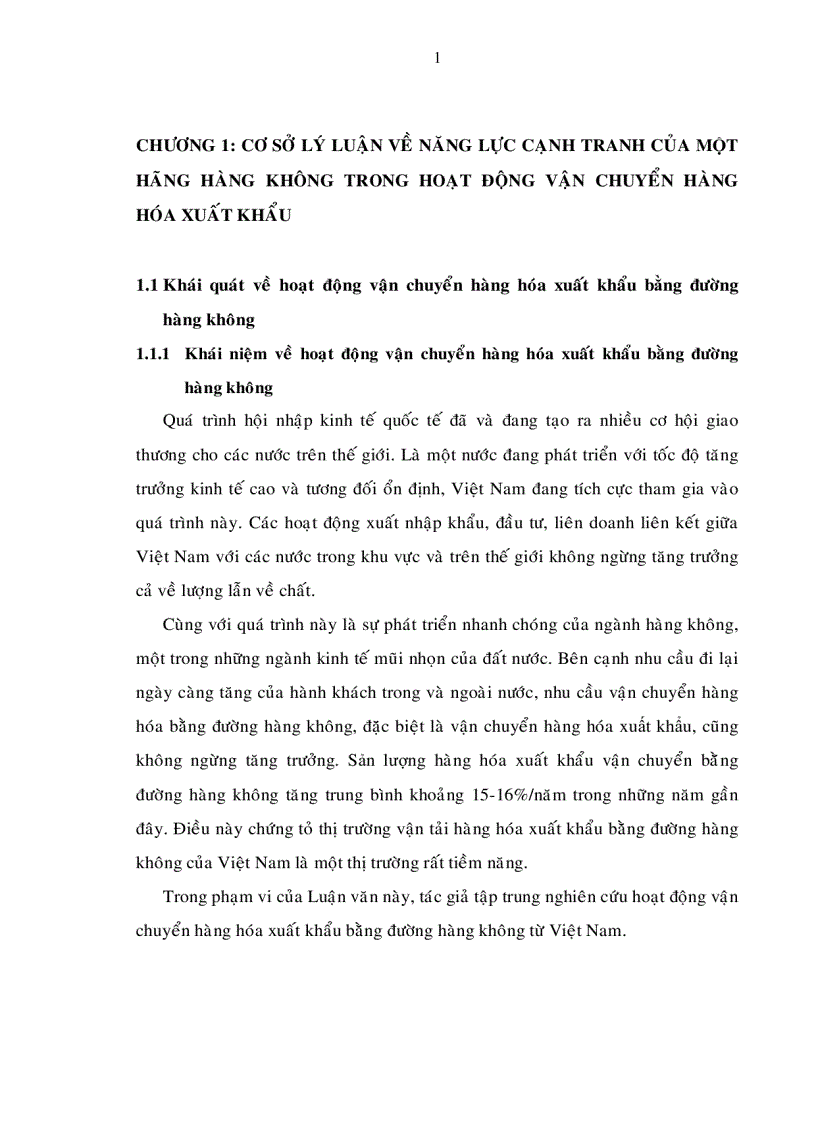 image for page Nâng cao năng lực cạnh tranh của vietnam airlines trong hoạt động vận chuyển hàng hóa xuất khẩu