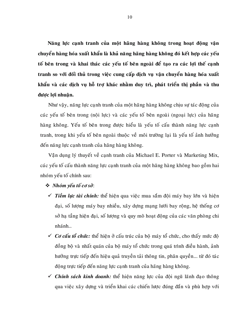 image for page Nâng cao năng lực cạnh tranh của vietnam airlines trong hoạt động vận chuyển hàng hóa xuất khẩu