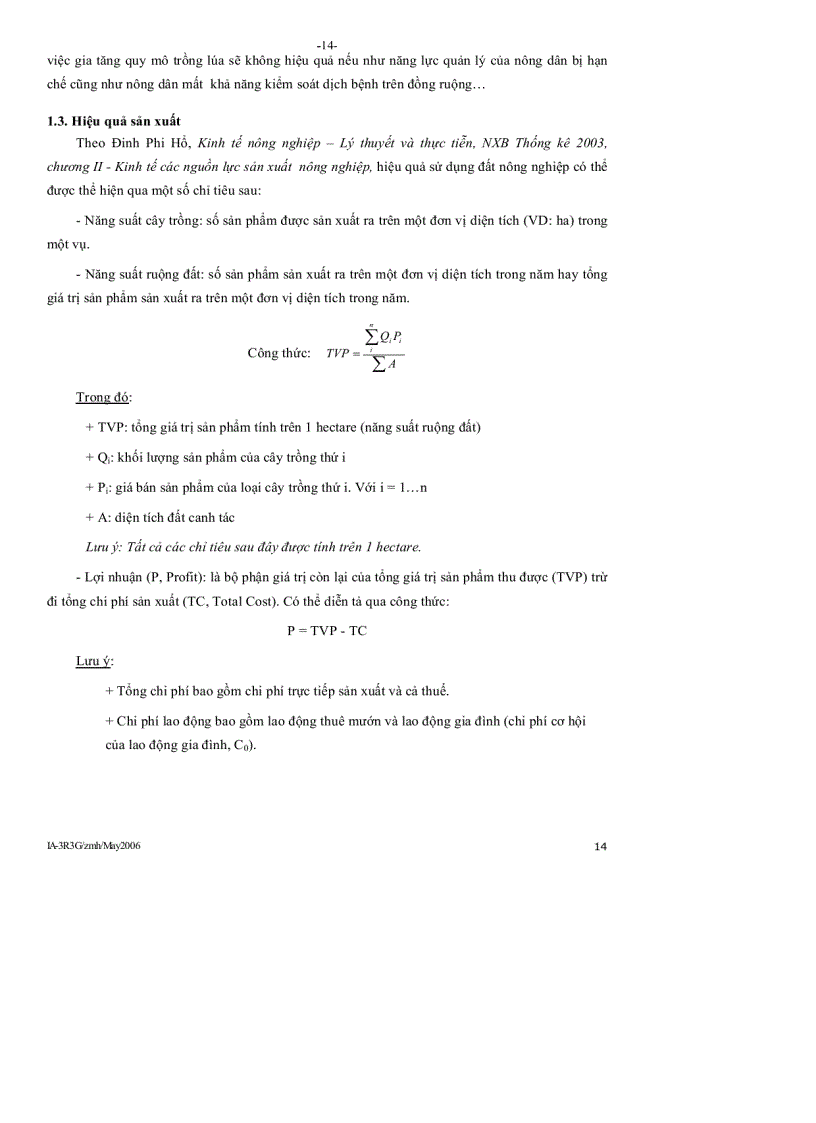 image for page Đánh giá tác động của một số yếu tố thuộc lĩnh vực kiến thức nông nghiệp lên hiệu quả trồng lúa của nông dân tỉnh an giang
