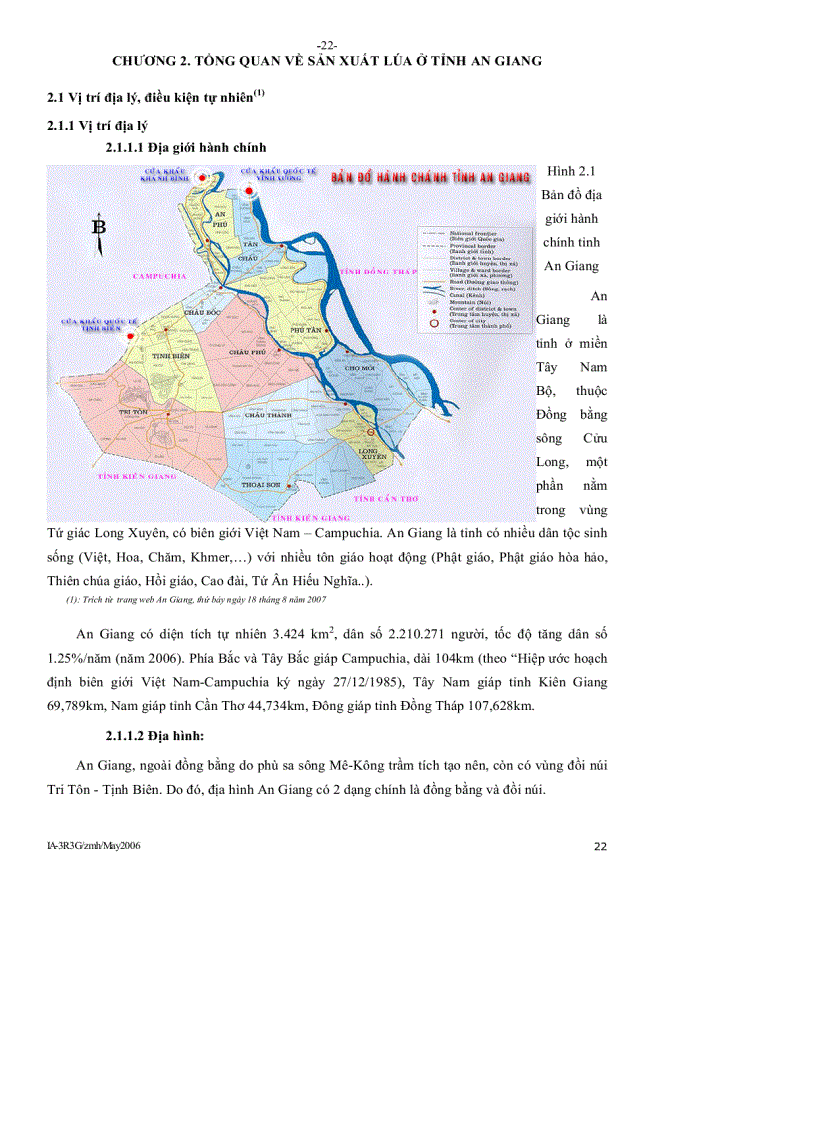 image for page Đánh giá tác động của một số yếu tố thuộc lĩnh vực kiến thức nông nghiệp lên hiệu quả trồng lúa của nông dân tỉnh an giang