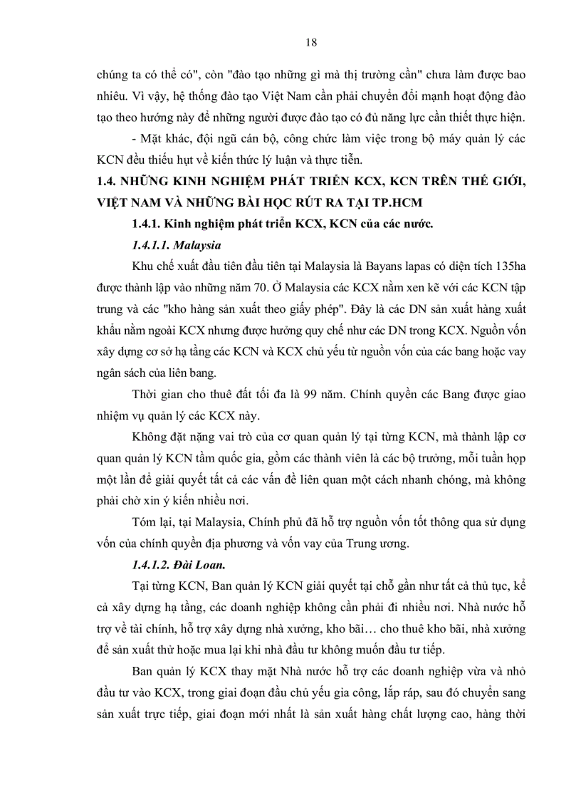 image for page Một số giải pháp phát triển khu chế xuất và khu công nghiệp tp Hồ chí minh đến năm 2020