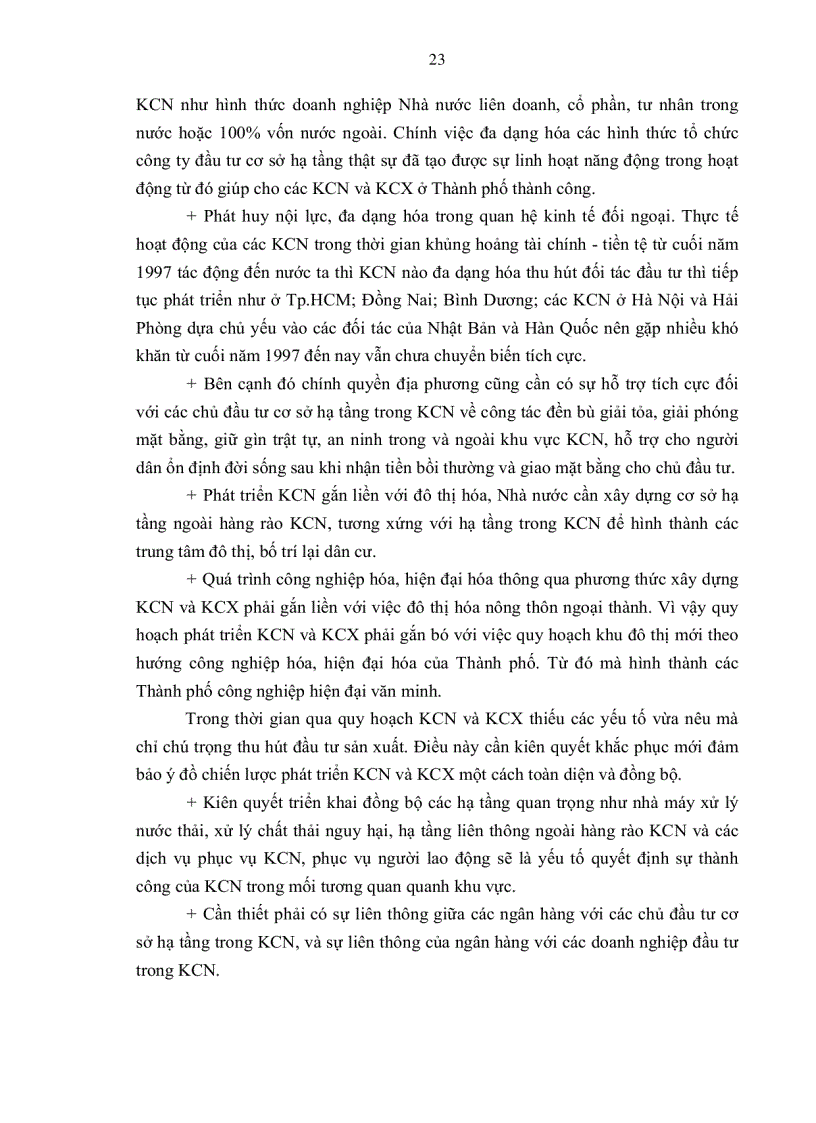 image for page Một số giải pháp phát triển khu chế xuất và khu công nghiệp tp Hồ chí minh đến năm 2020