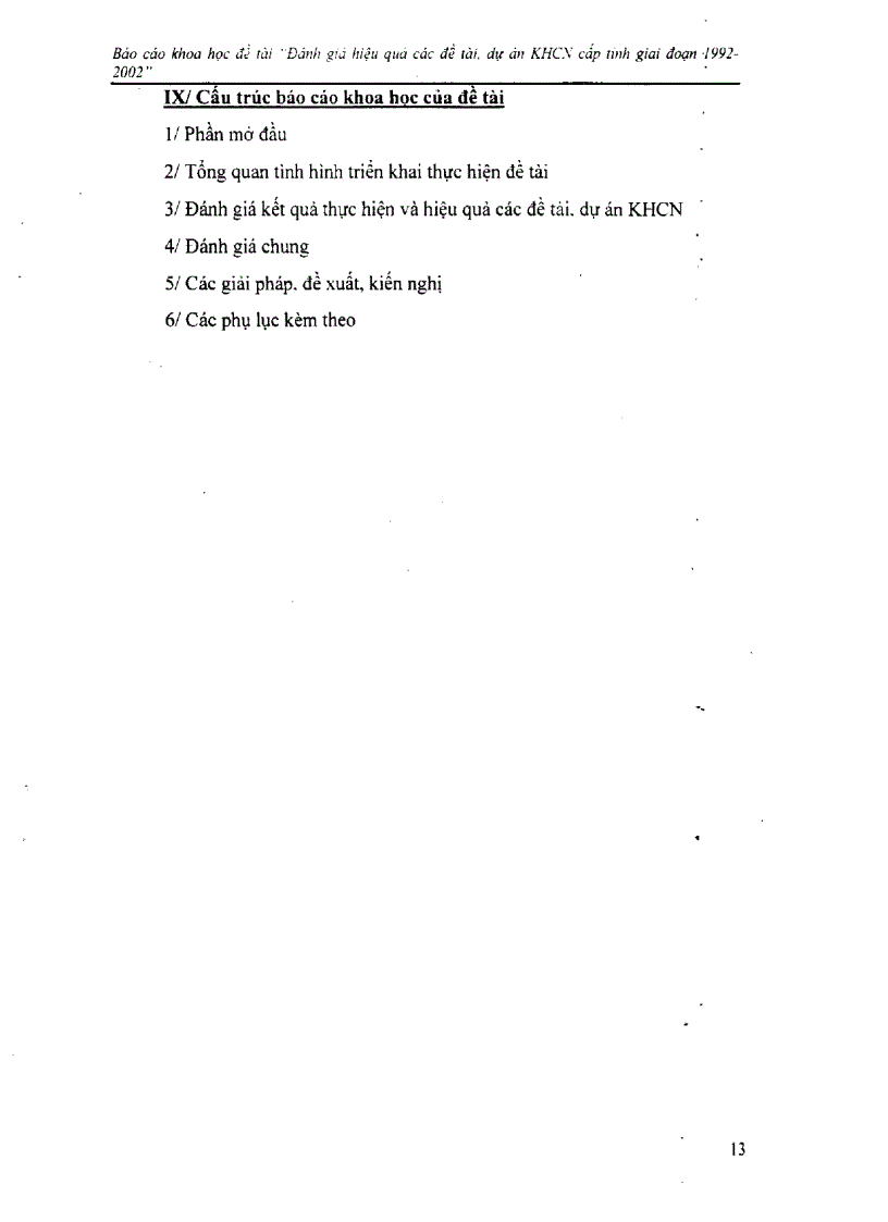 image for page Đánh giá hiệu quả các đề tài dự án khoa học công nghệ cấp tỉnh giai đoạn 1992 2002 tại Phú Yên