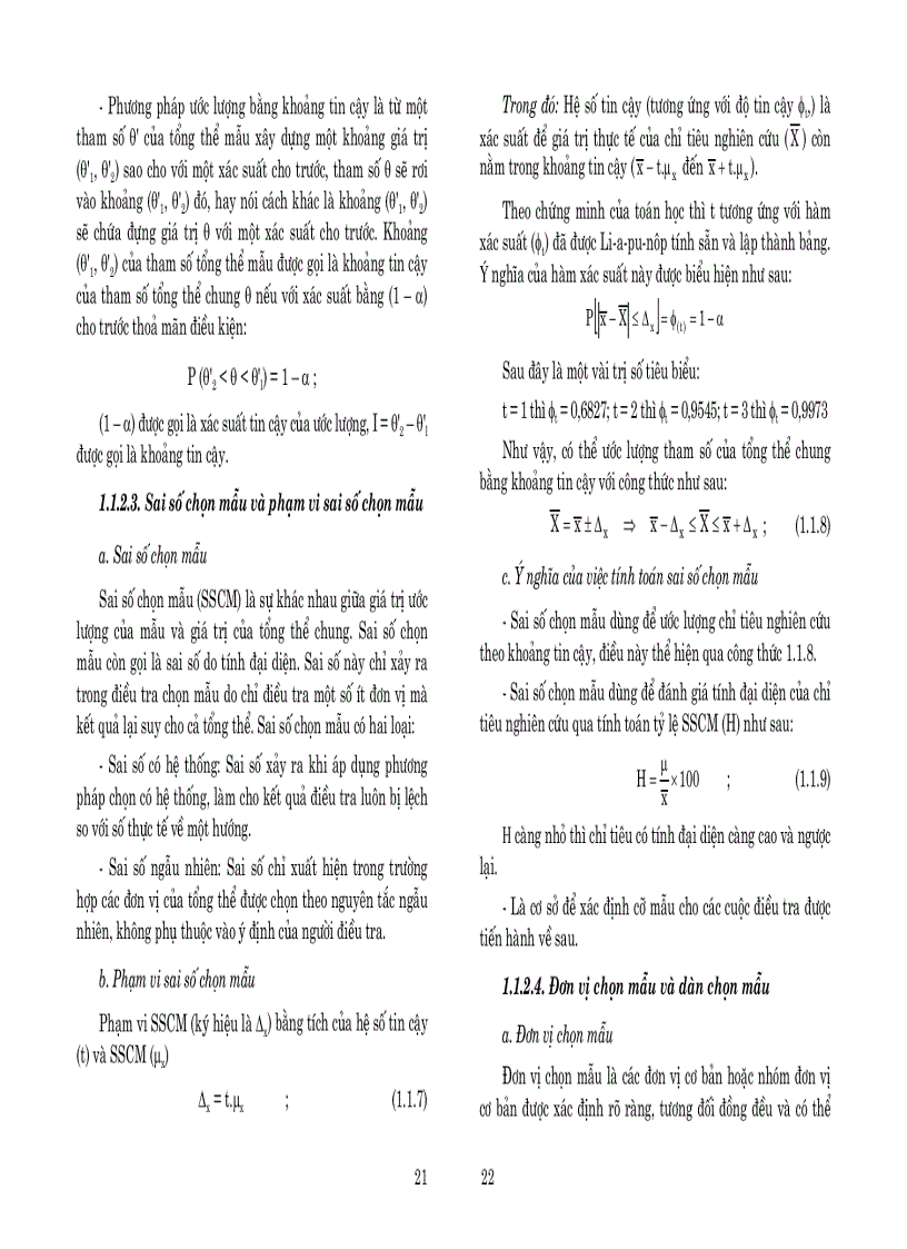 image for page Một số vấn đề phương pháp luận thống kê