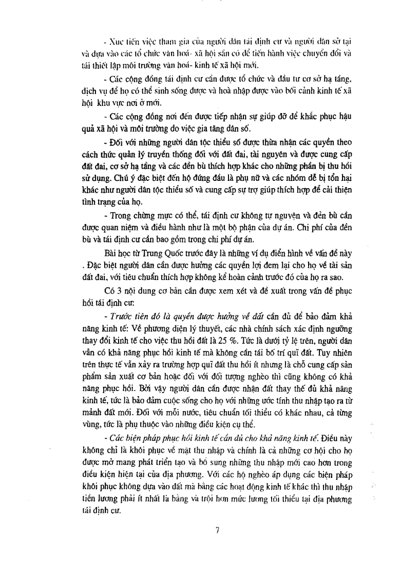 image for page Nghiên cứu một số mô hình tái định cư đối với đồng bào dân tộc tiểu số liên quan tới các công trình thủy điện