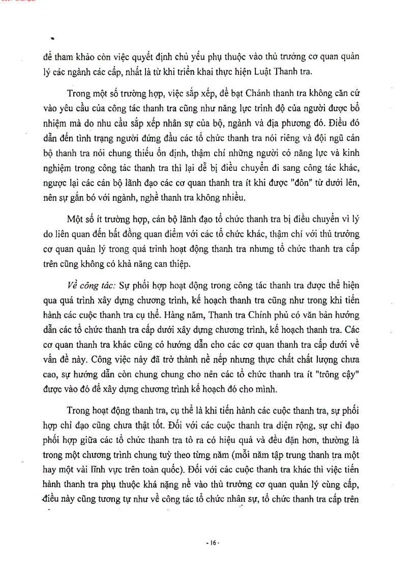 image for page Tăng cường mối quan hệ chỉ đạo phối hợp trong hệ thống các cơ quan thanh tra nhà nước nhằm nâng cao hiệu quả hiệu lực của công tác thanh tra