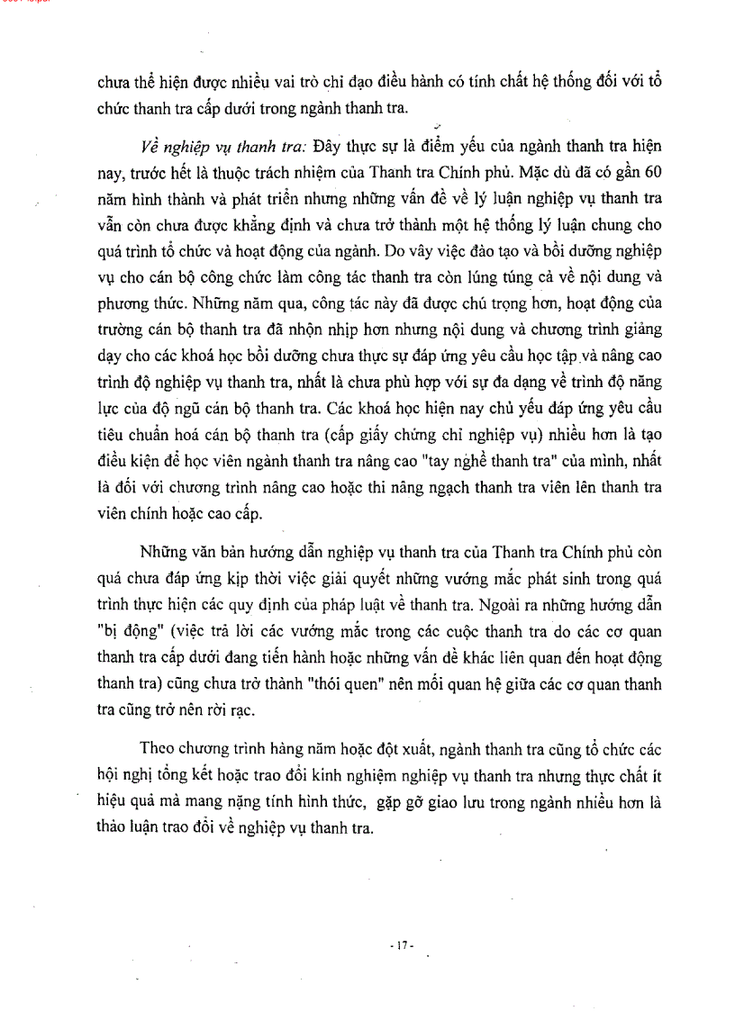 image for page Tăng cường mối quan hệ chỉ đạo phối hợp trong hệ thống các cơ quan thanh tra nhà nước nhằm nâng cao hiệu quả hiệu lực của công tác thanh tra