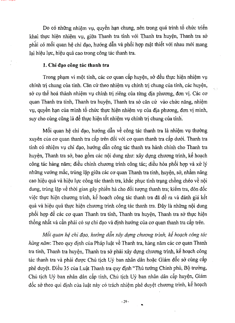 image for page Tăng cường mối quan hệ chỉ đạo phối hợp trong hệ thống các cơ quan thanh tra nhà nước nhằm nâng cao hiệu quả hiệu lực của công tác thanh tra
