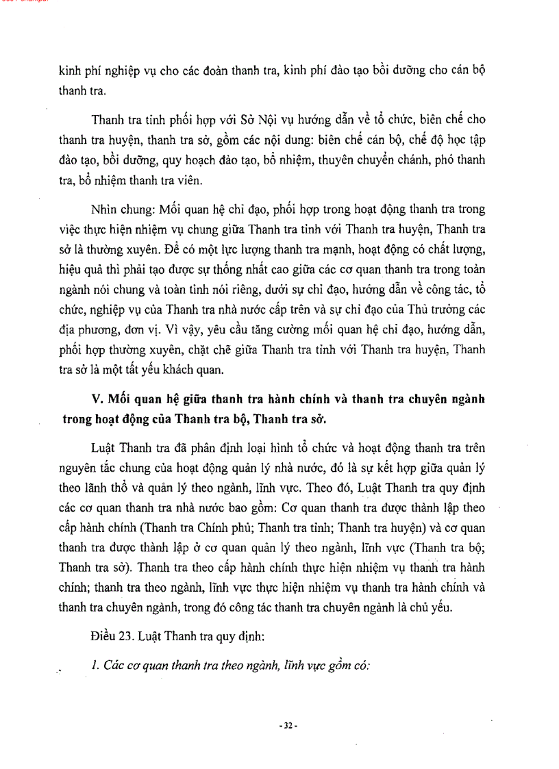 image for page Tăng cường mối quan hệ chỉ đạo phối hợp trong hệ thống các cơ quan thanh tra nhà nước nhằm nâng cao hiệu quả hiệu lực của công tác thanh tra