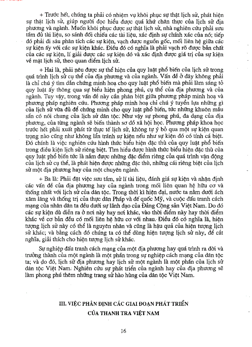 image for page Lịch sử và truyền thống ngành thanh tra Việt Nam Các chuyên đề nghiên cứu