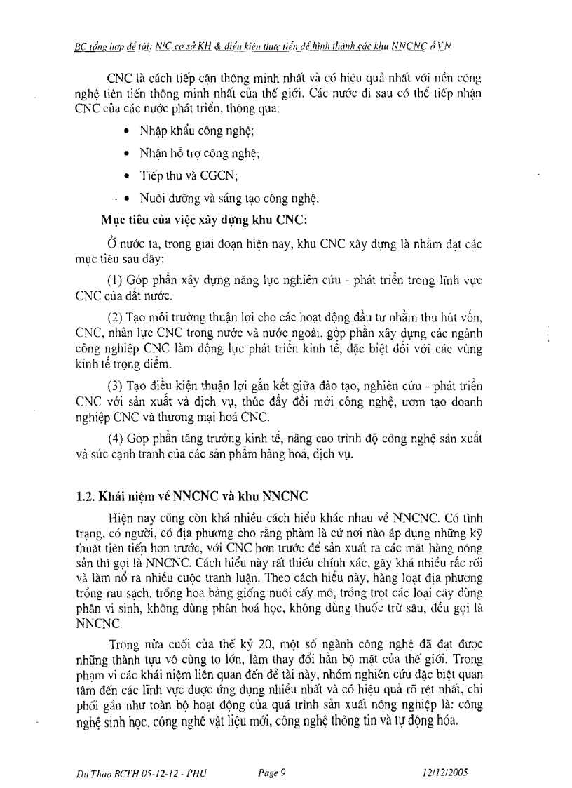 image for page Nghiên cứu cơ sở khoa học và điều kiện thực tiễn để hình thành các khu nông nghiệp ứng dụng công nghệ cao ở Việt Nam