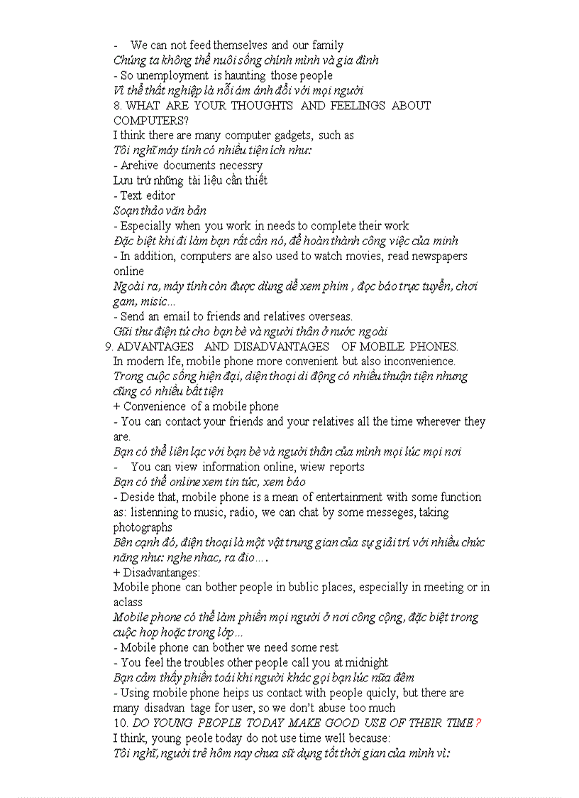 image for page 15 chủ đề thi bằng B tiếng Anh