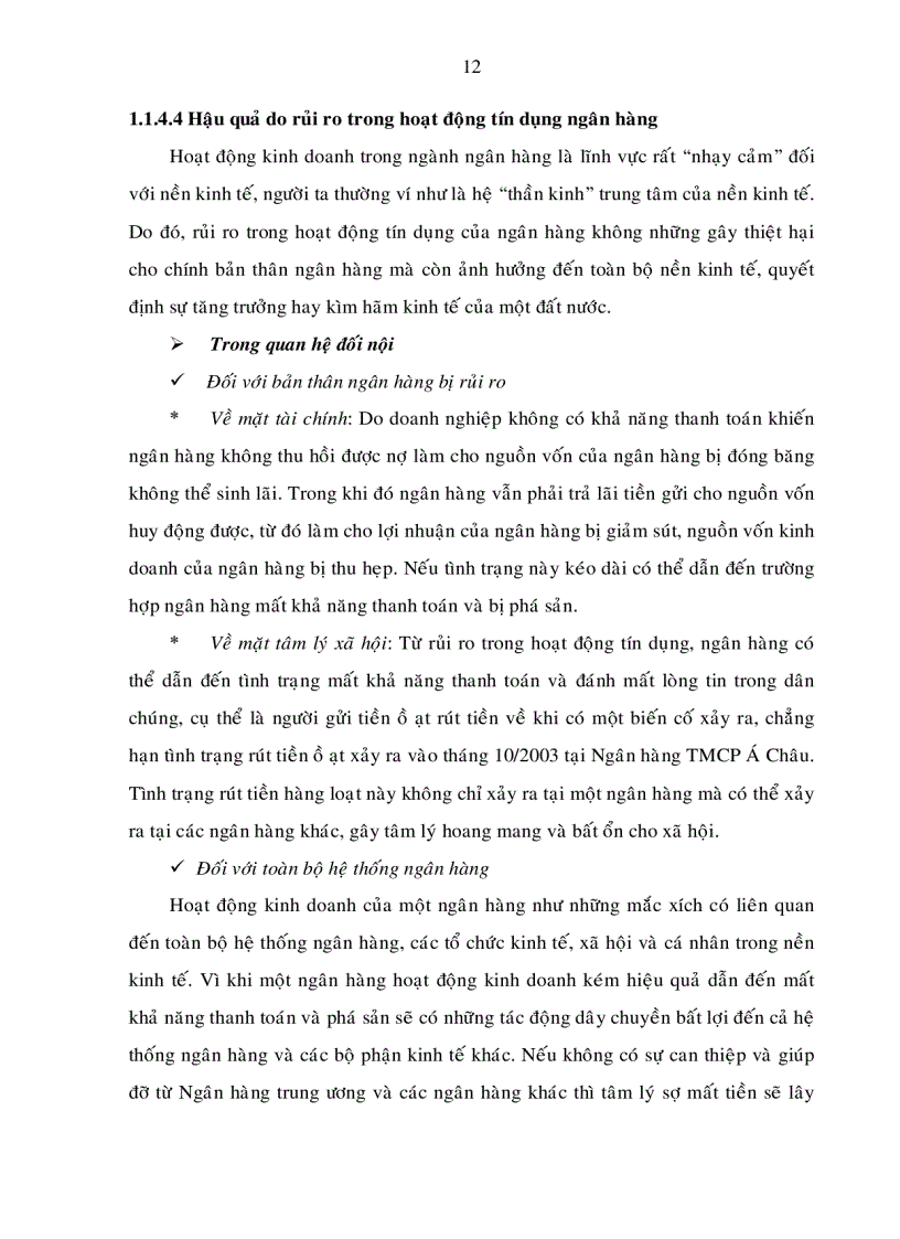 image for page Một số giải pháp nhằm hạn chế rủi ro trong hoạt động tín dụng đối với các ngân hàng thương mại việt nam tại tp Hcm