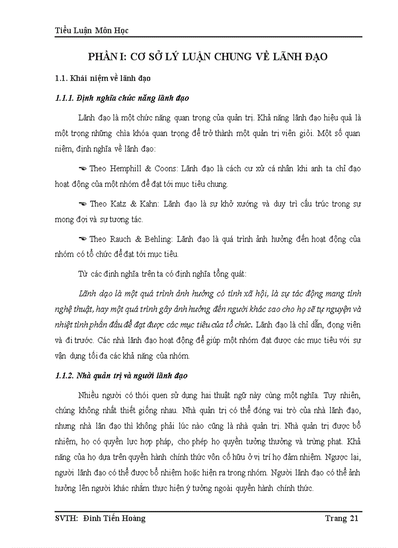 image for page Phong cách lãnh đạo của nhà quản trị