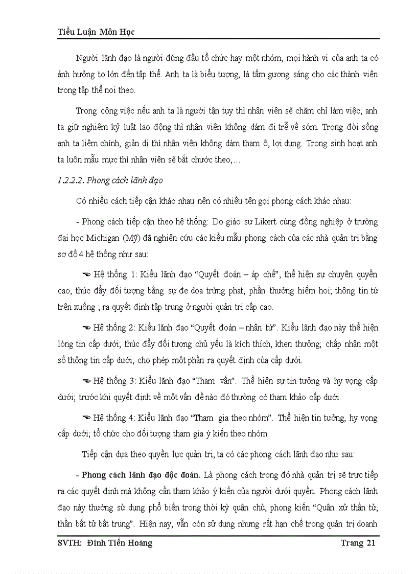 image for page Phong cách lãnh đạo của nhà quản trị