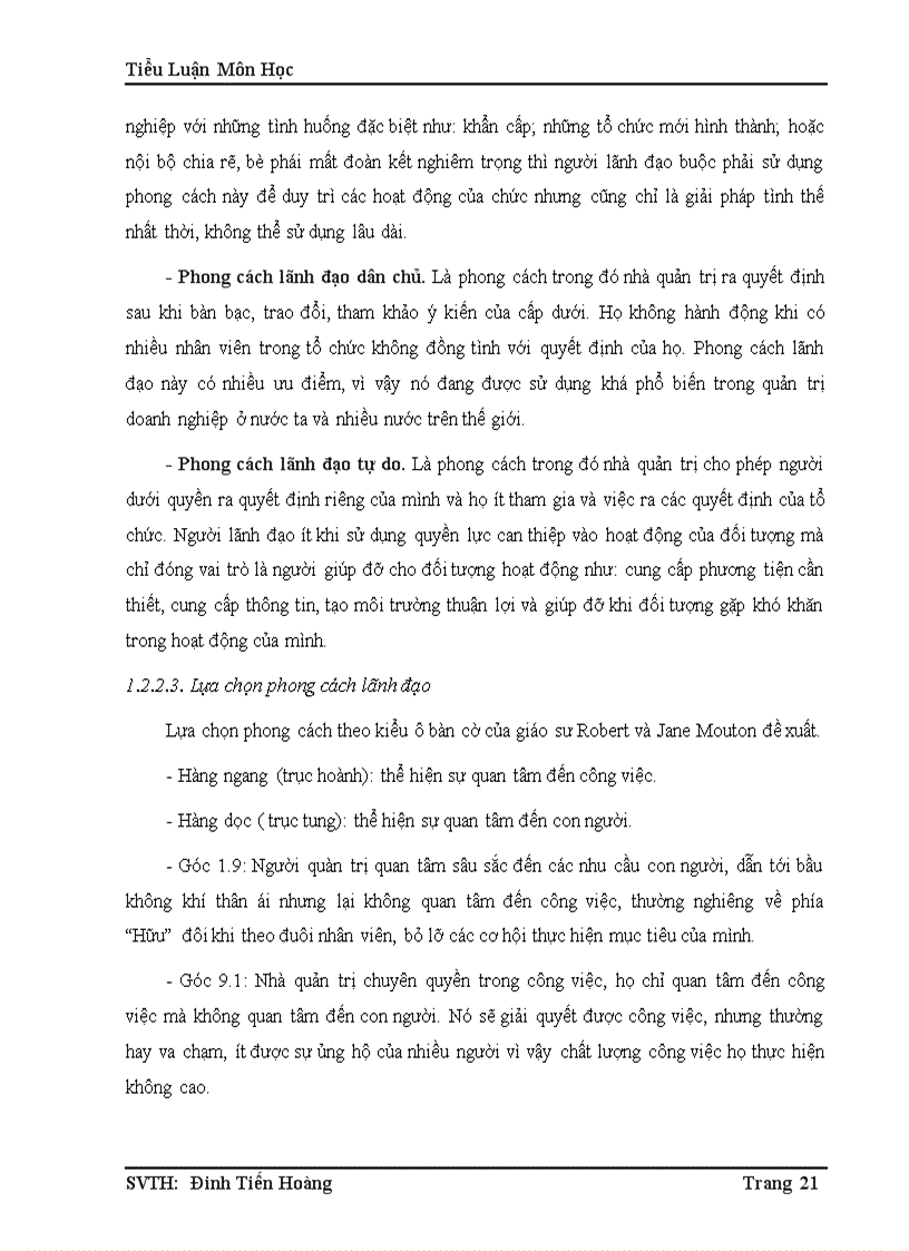 image for page Phong cách lãnh đạo của nhà quản trị