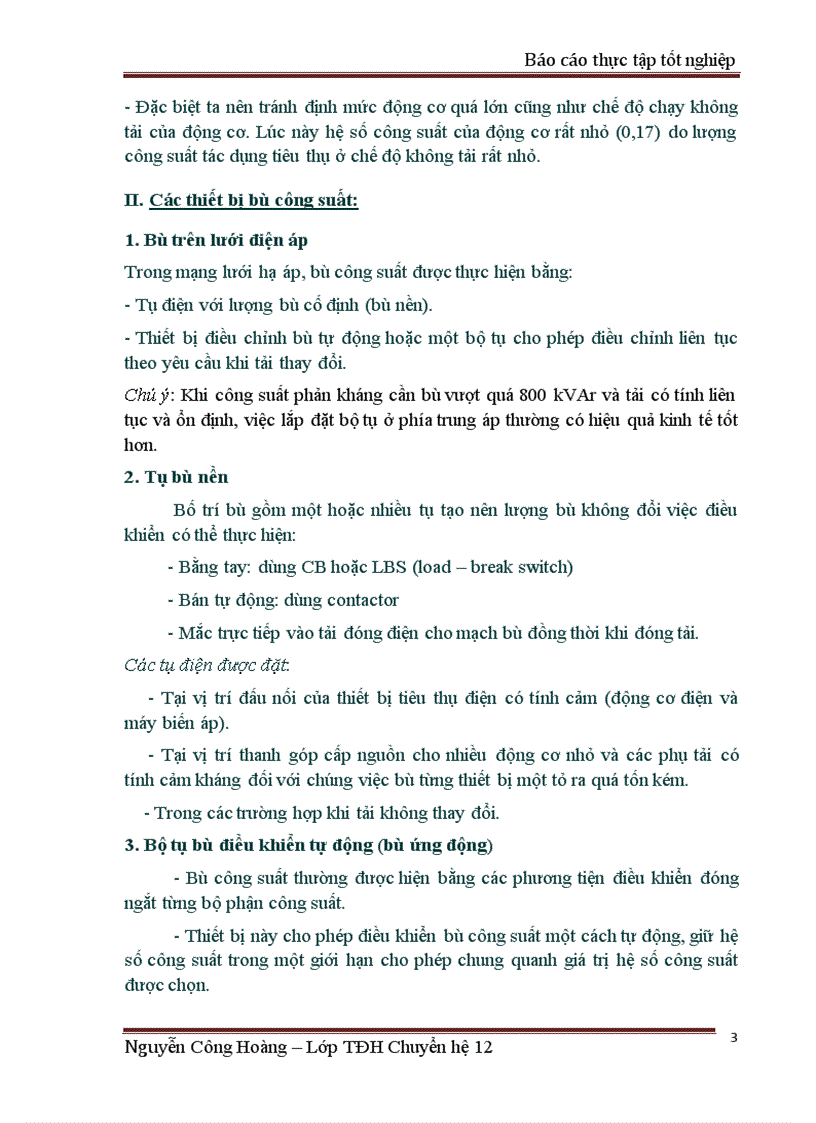 image for page Báo cáo thực tập tốt nghiệp Tủ bù công suất ĐHBK HN