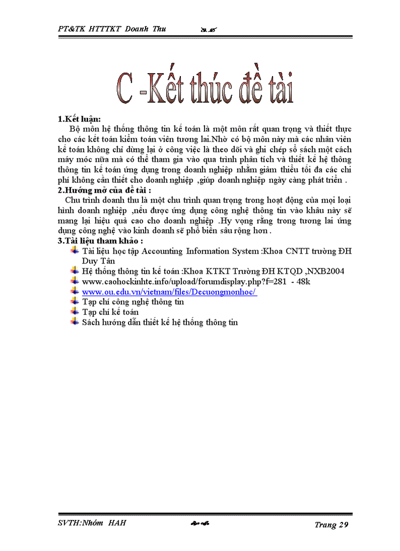 image for page Phân tích và thiết kế hệ thống thông tin kế toán trong chu trình doanh thu bán hàng thu tiền