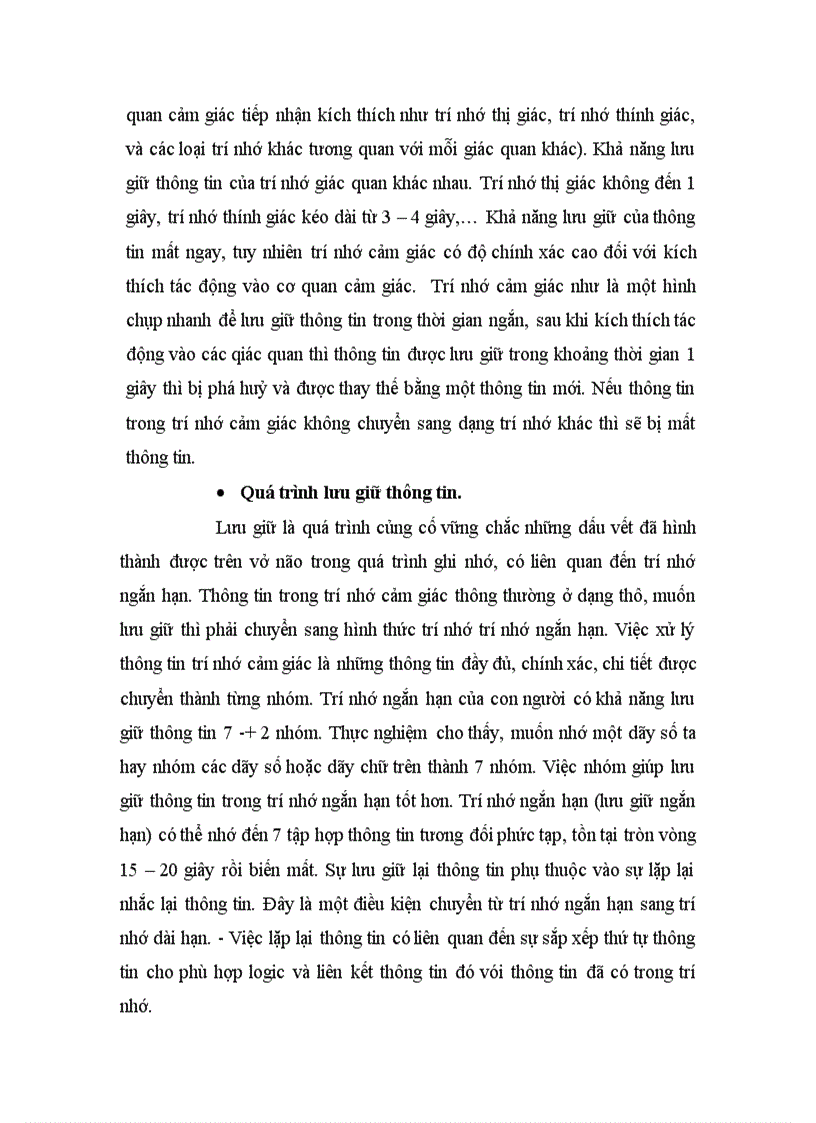 image for page BT Tâm Lý Trí nhớ