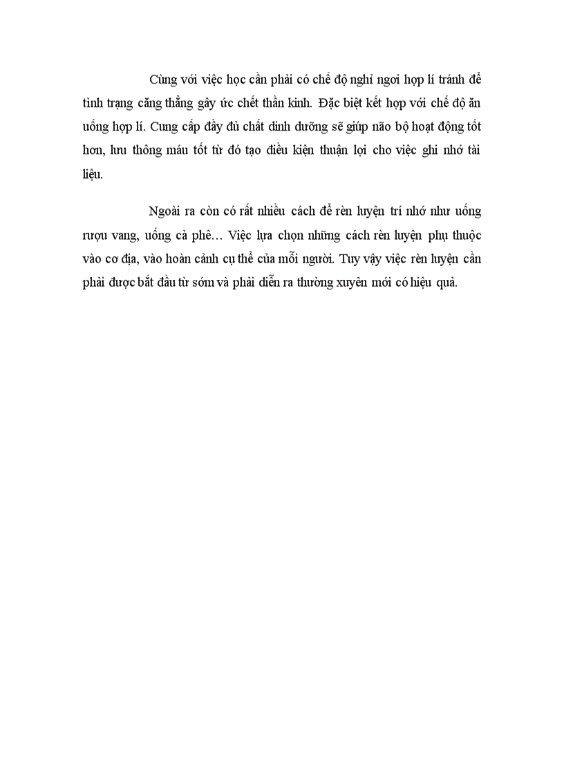 image for page BT Tâm Lý Trí nhớ