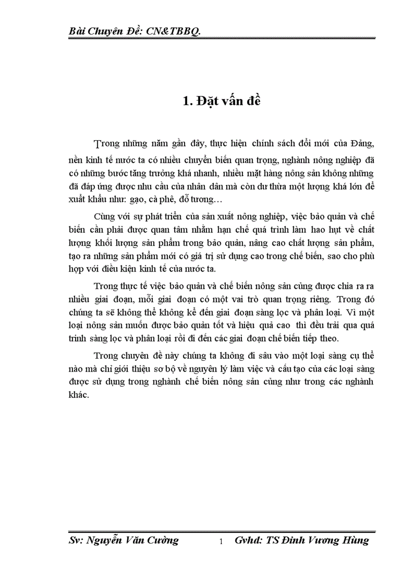 image for page Nghiên cứu sàng phân loại hạt nông sản