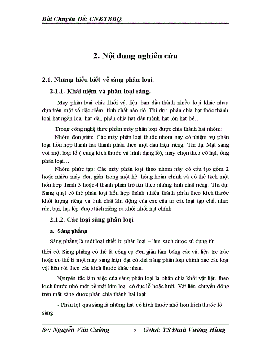 image for page Nghiên cứu sàng phân loại hạt nông sản