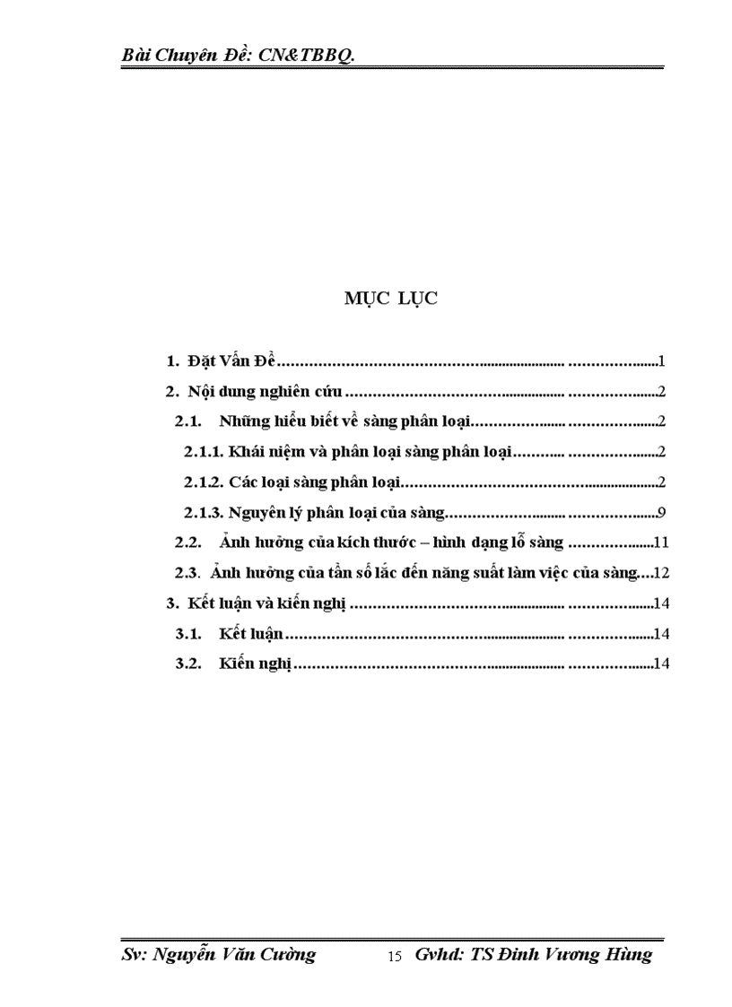 image for page Nghiên cứu sàng phân loại hạt nông sản